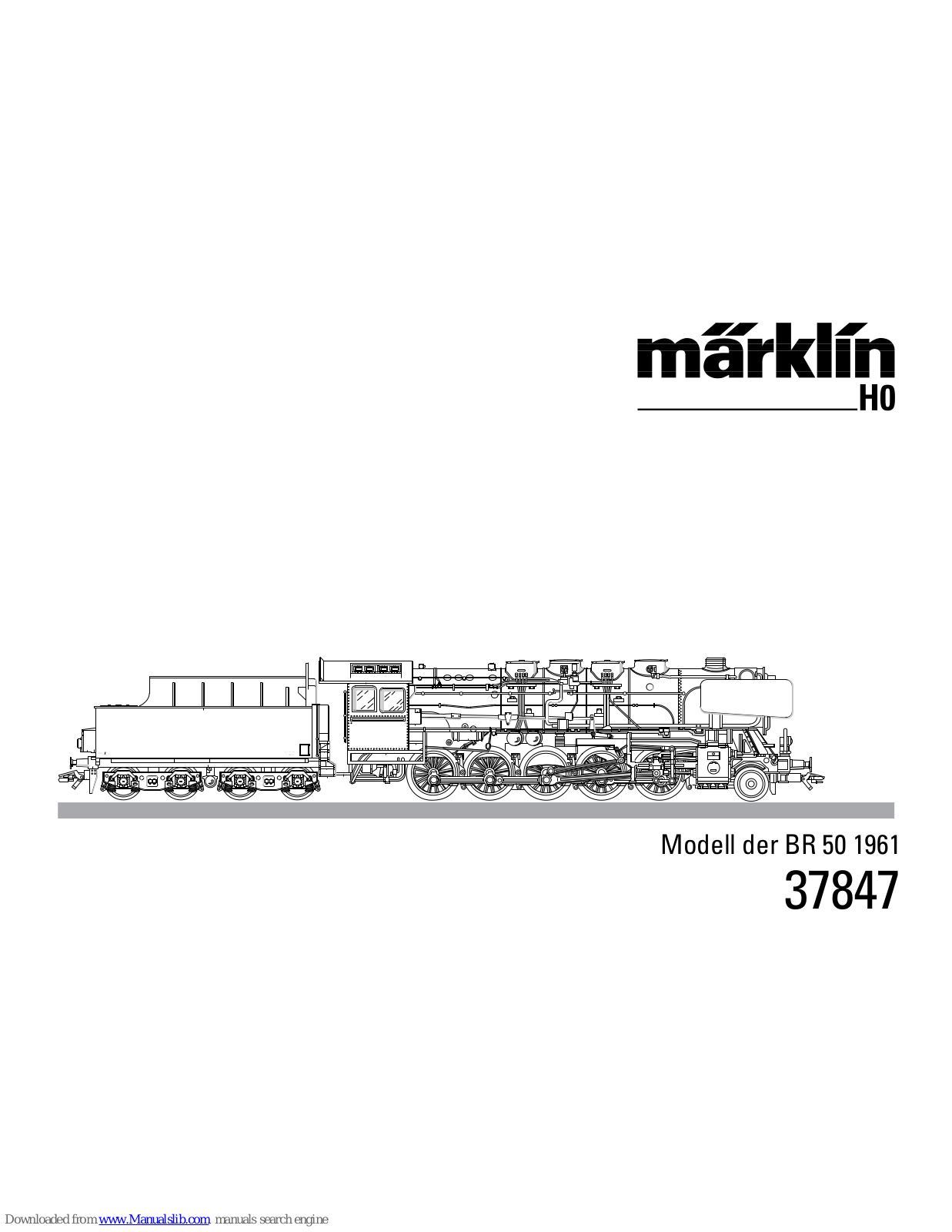marklin 37847 Instruction Manual - ManualMachine.com