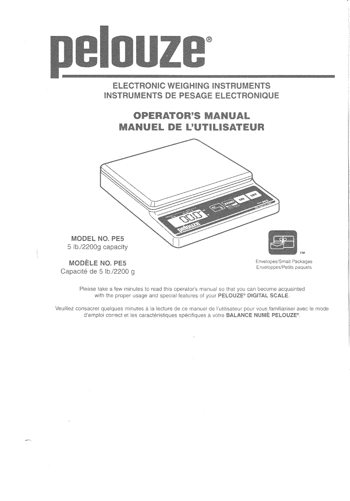 Dymo PE5 User Manual