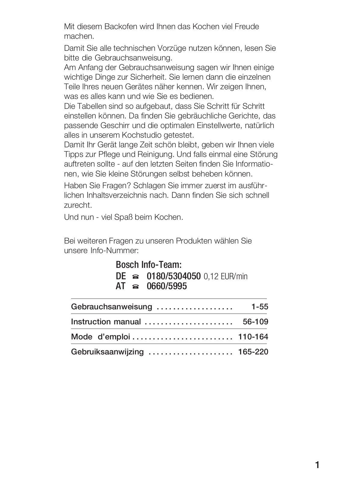 BOSCH HLK4555EU User Manual