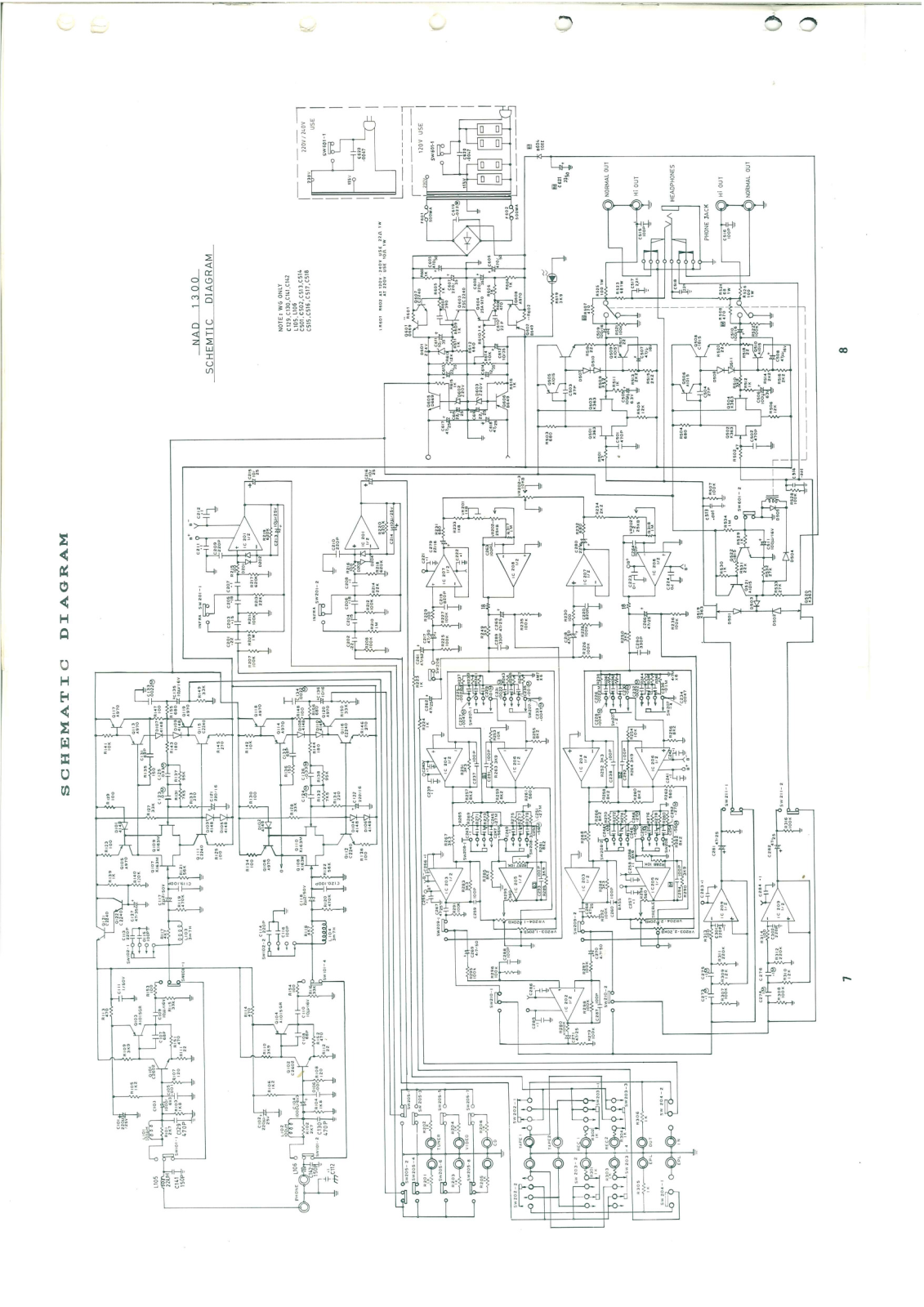 NAD 1300 Schematic