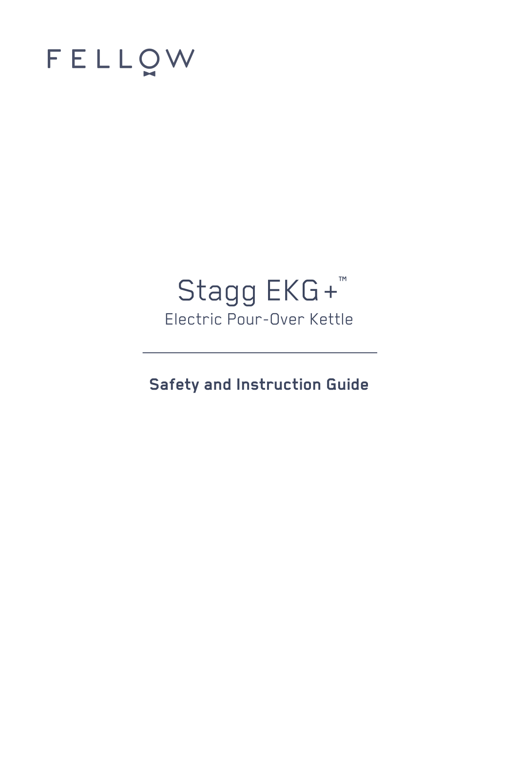 FELLOW EA01AA1A User Manual