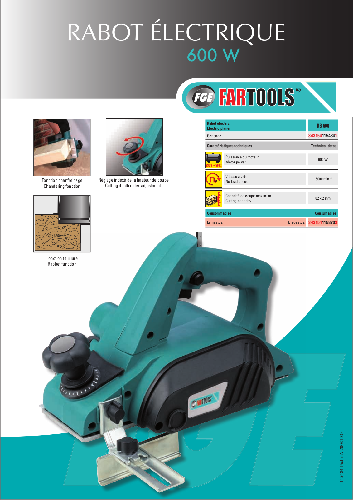 FARTOOLS RB600 User Manual