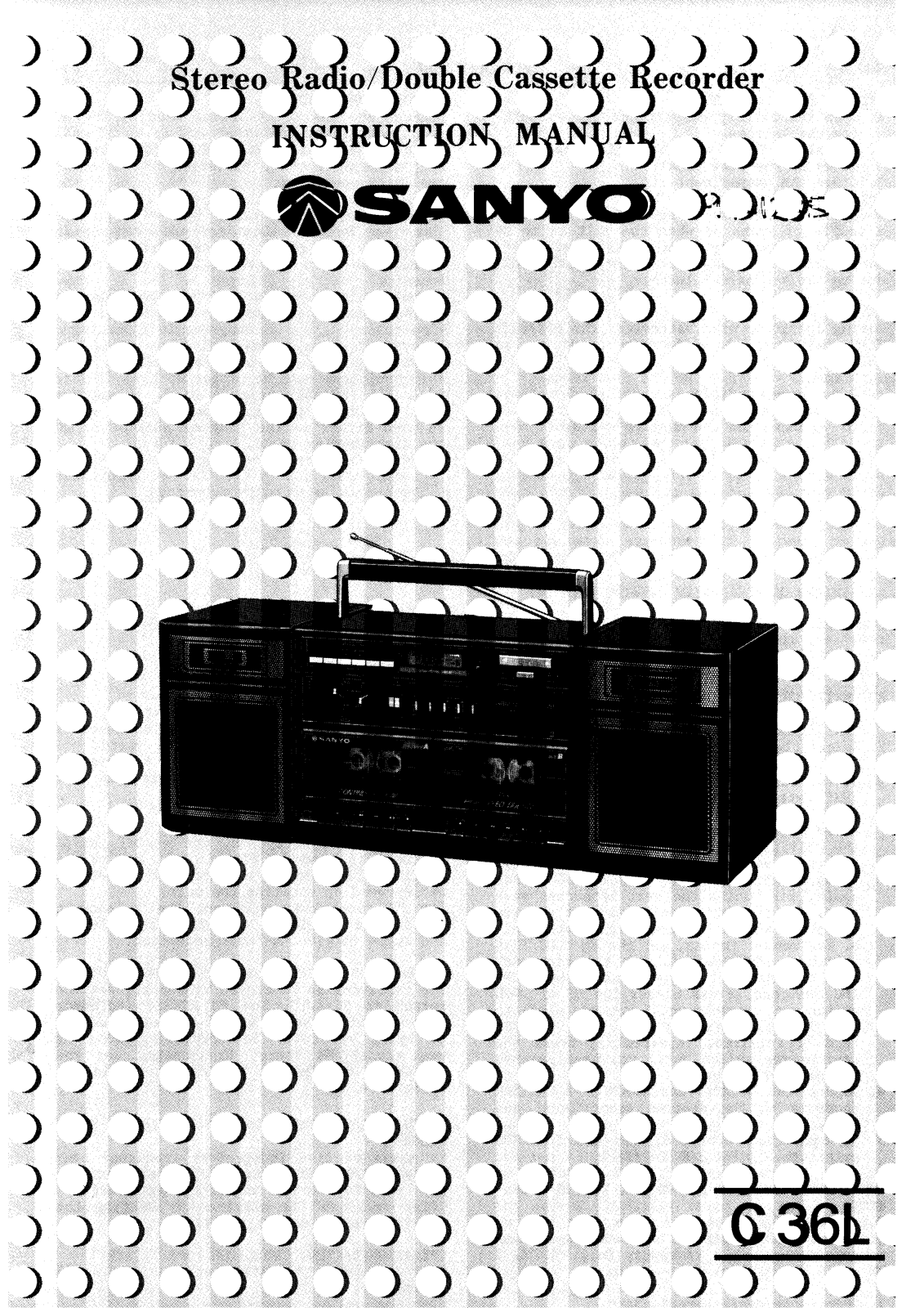 Sanyo C36L Instruction Manual