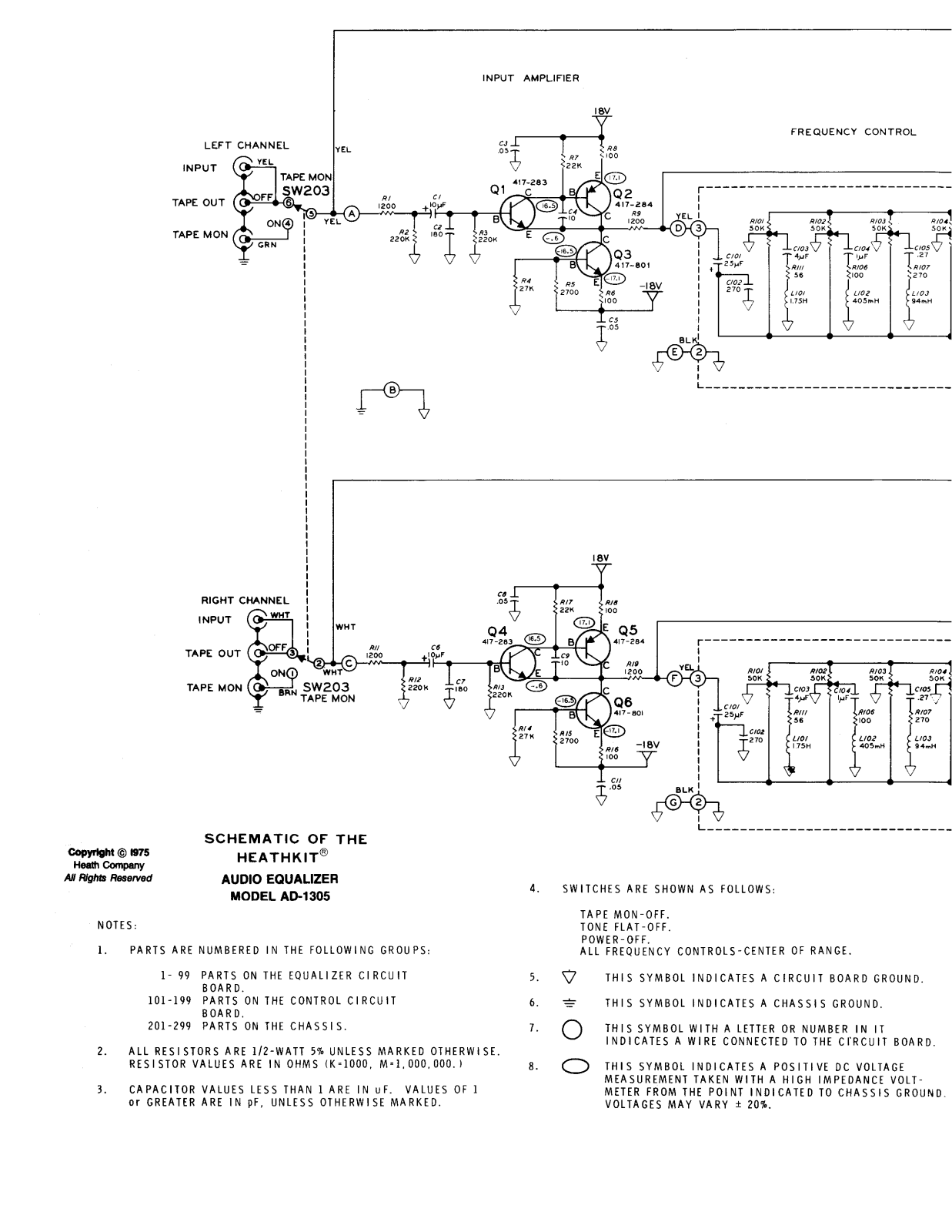 Heathkit AD-1305 Schematic