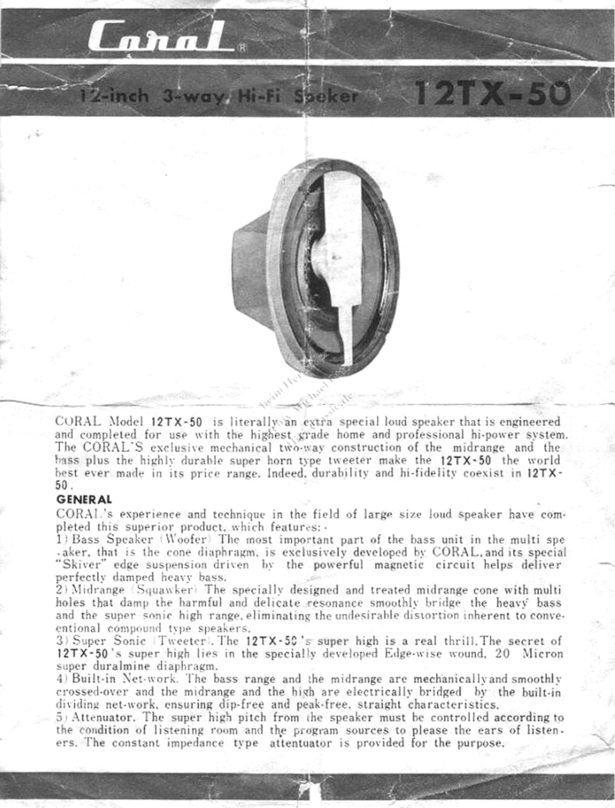 Coral 12TX-50 User guide - ManualMachine.com