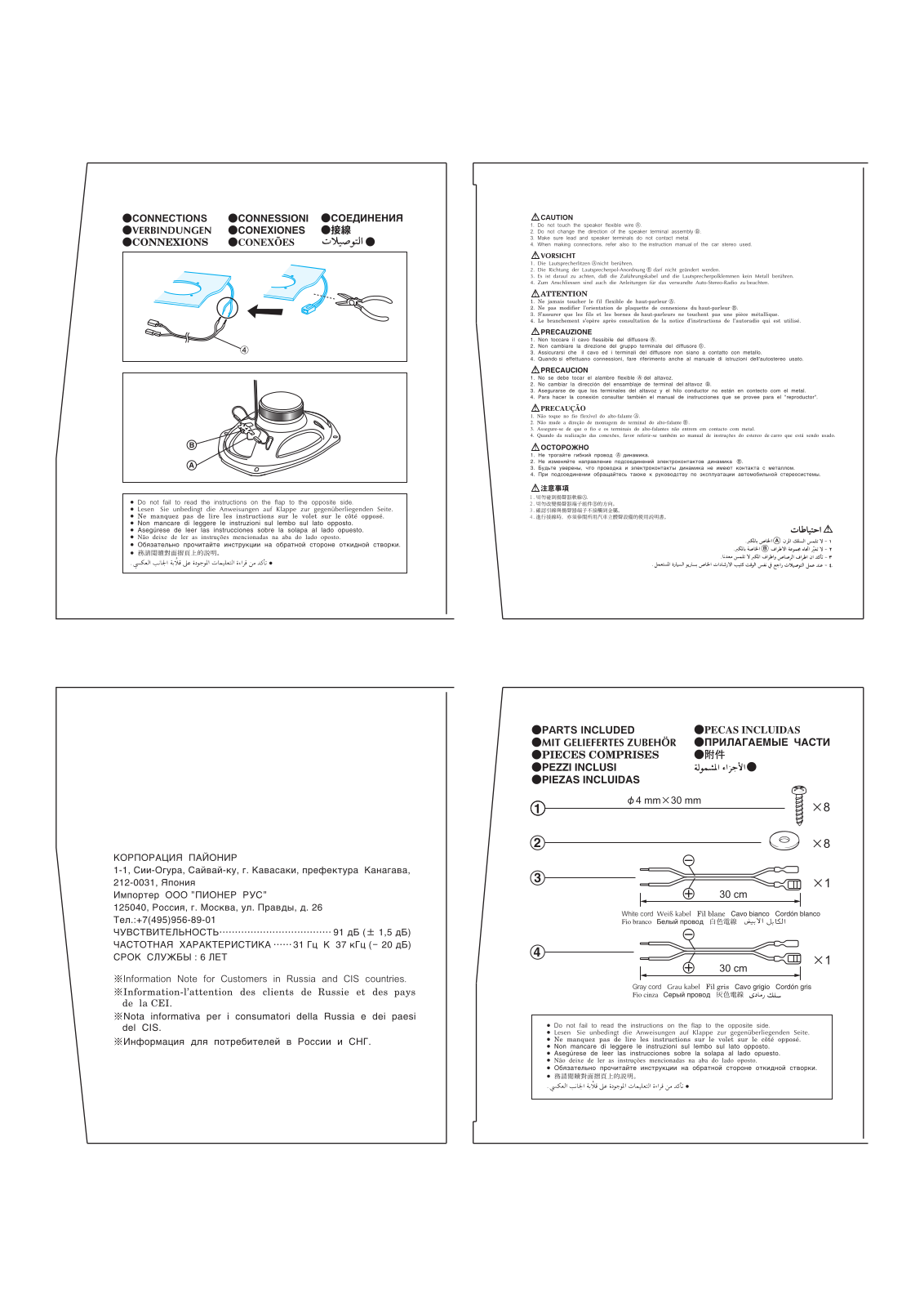 Pioneer TS-A6913i User Manual