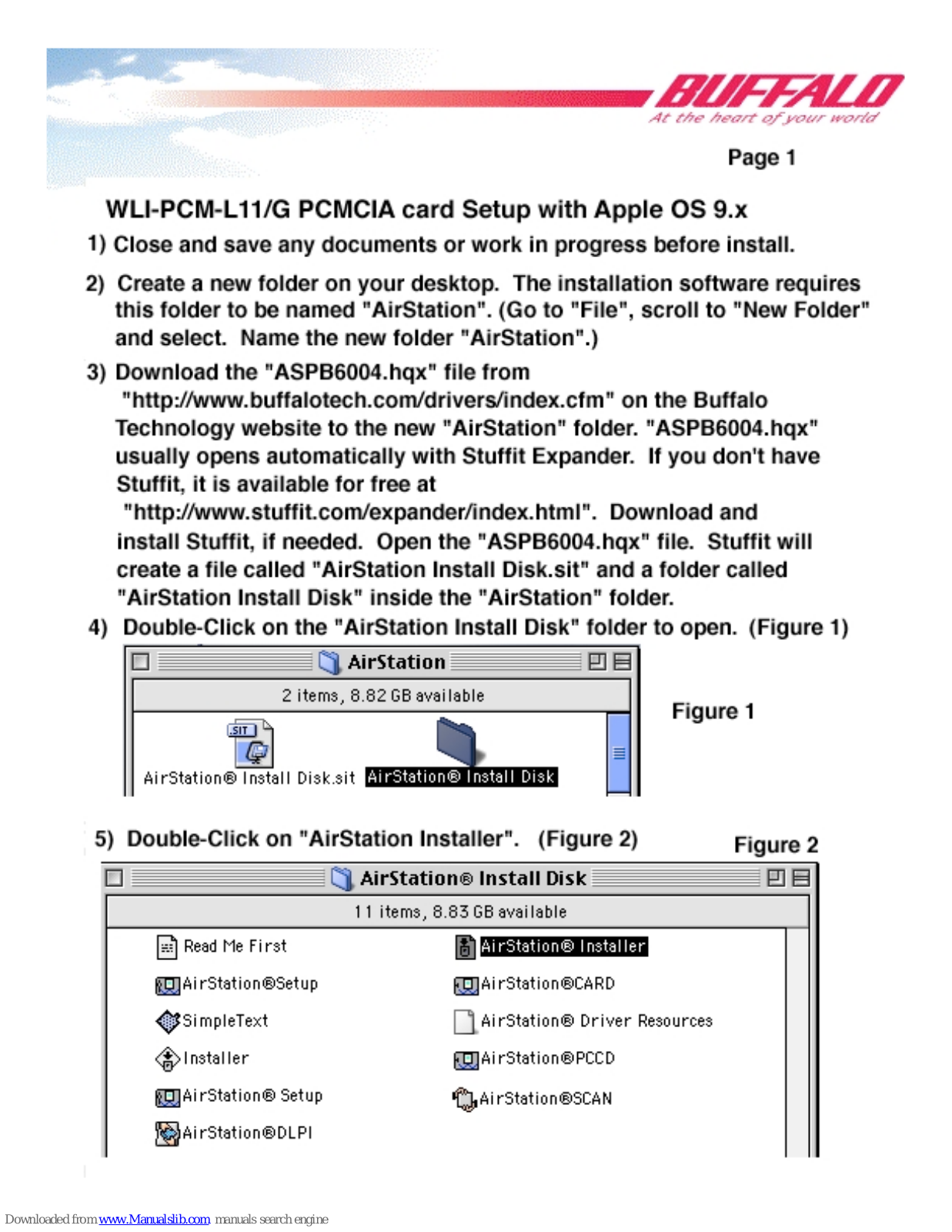 Buffalo WLI-PCM-L11/G Setup Manual