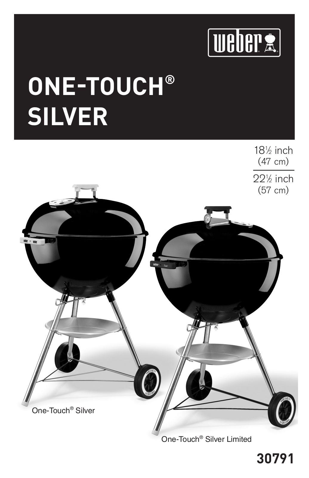 Weber One-Touch Silver User Manual