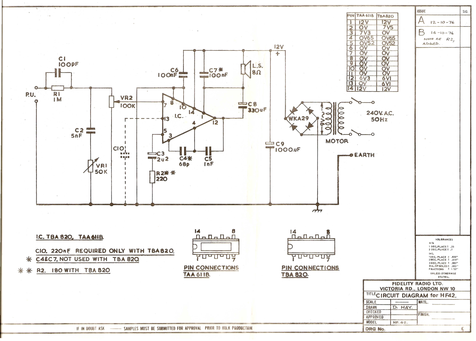 Other F FidelityRadio-HF42 Schematic - ManualMachine.com
