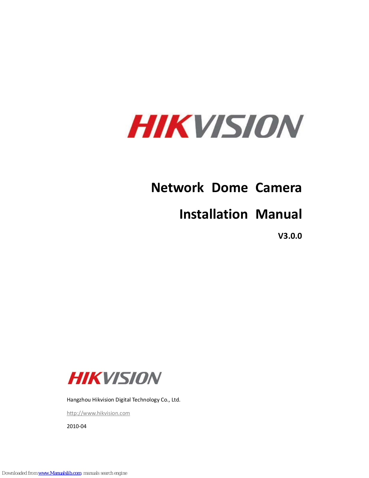 HIKVISION DS‐2CD753F‐E, DS‐2CD733F‐E, DS‐2CD793PF‐E, DS‐2CD763NF‐I, DS‐2CD753F‐I Installation Manual