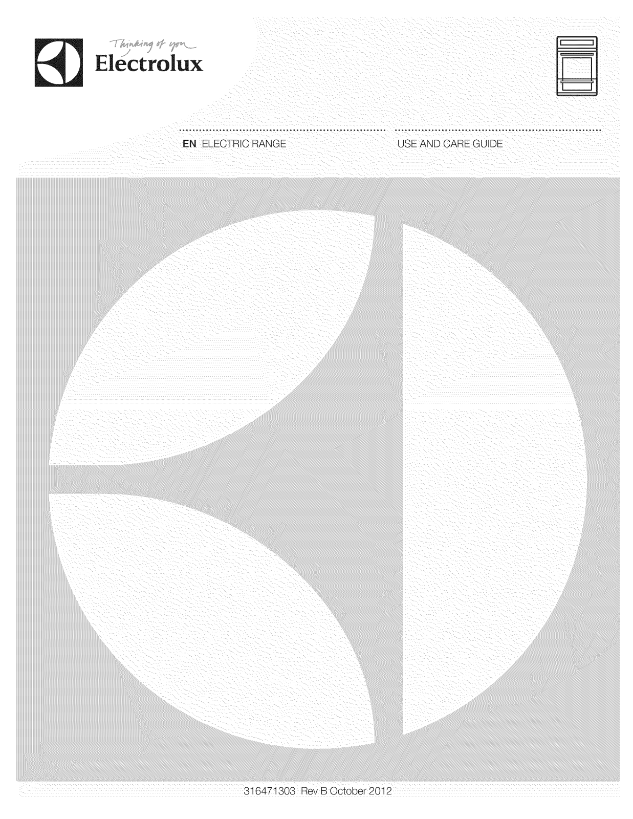 Electrolux CEI30EF3JSC, CEI30EF3JSB, CEI30EF3JSA, EI30EF35JSB, EI30EF35JSA Owner’s Manual