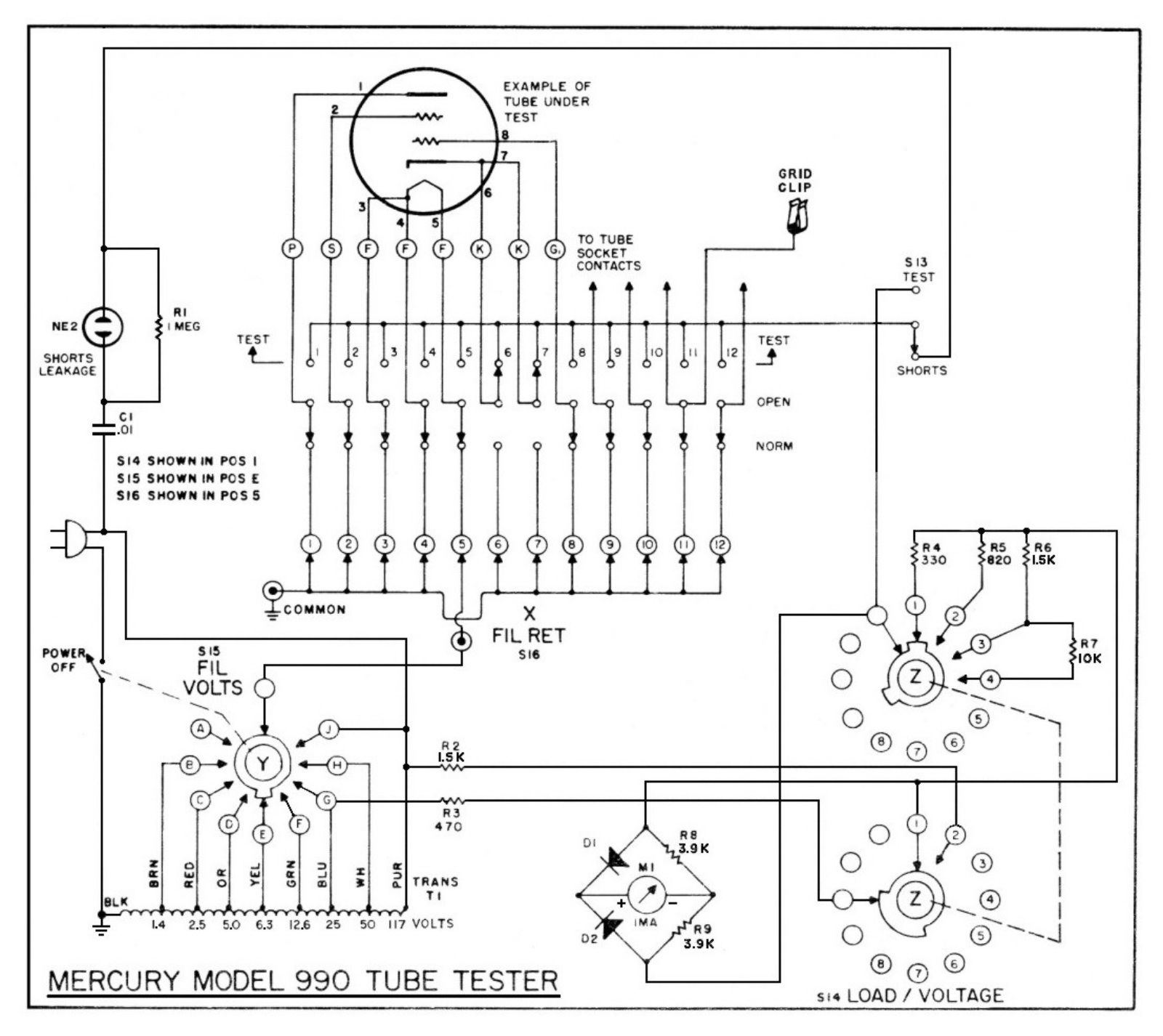 Mercury 990 schematic