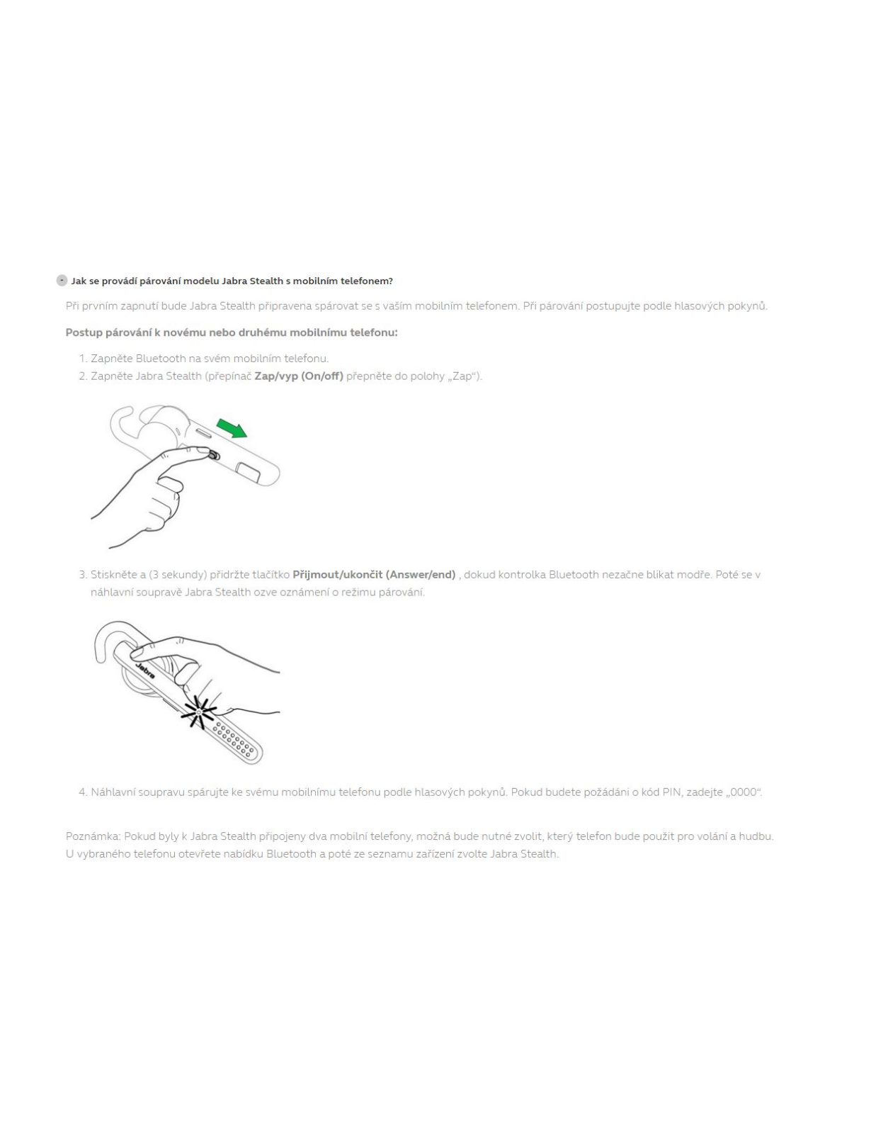 Jabra Stealth User Manual