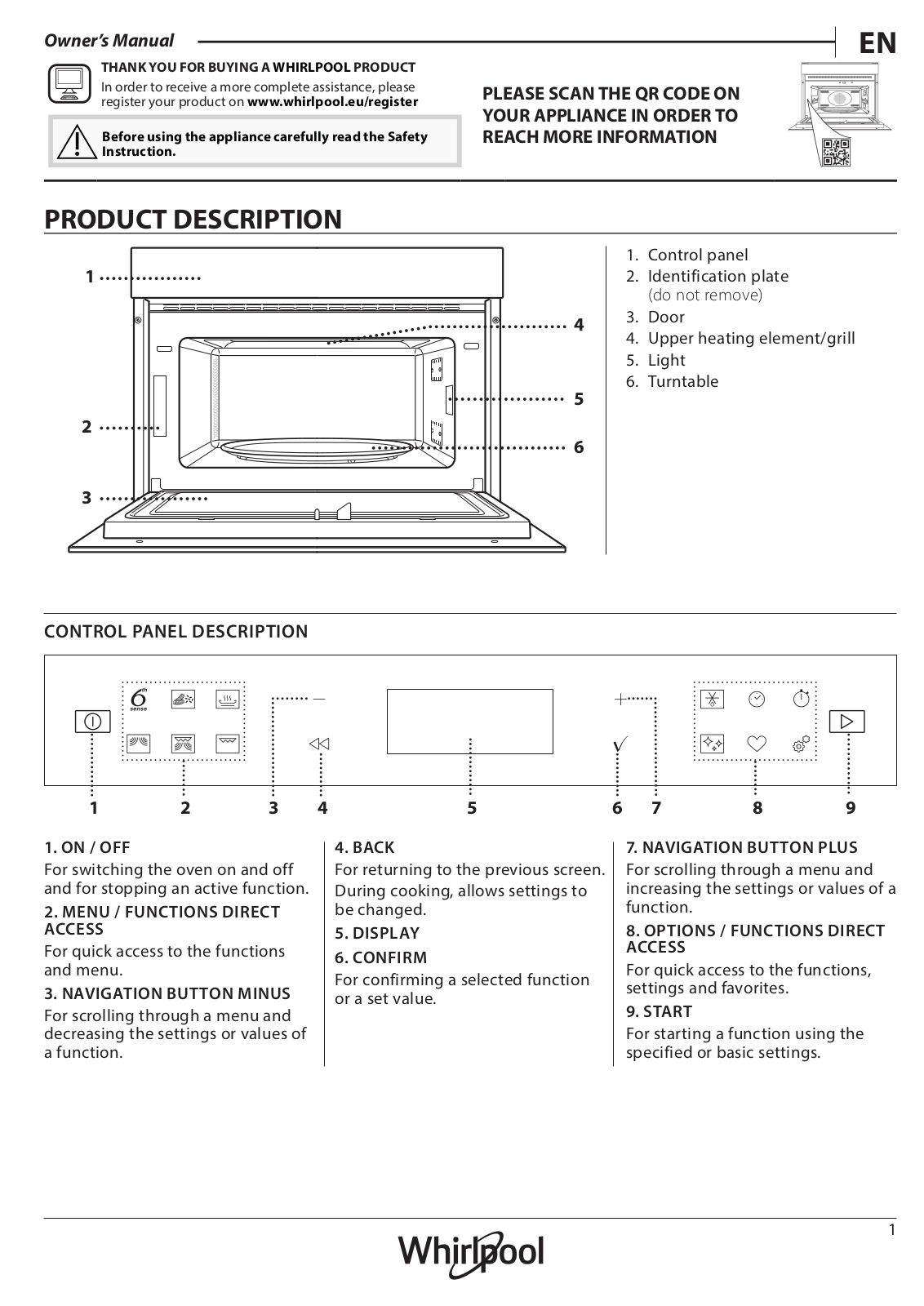 Whirlpool AMW 6440 FB User guide - ManualMachine.com
