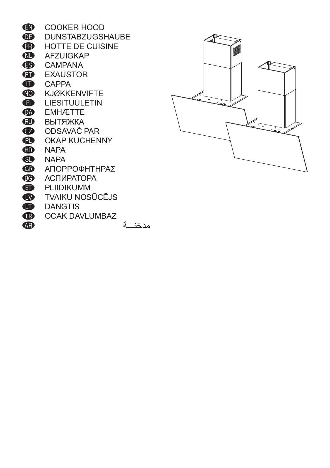 Faber TWEET EV8 BK A80 User Manual