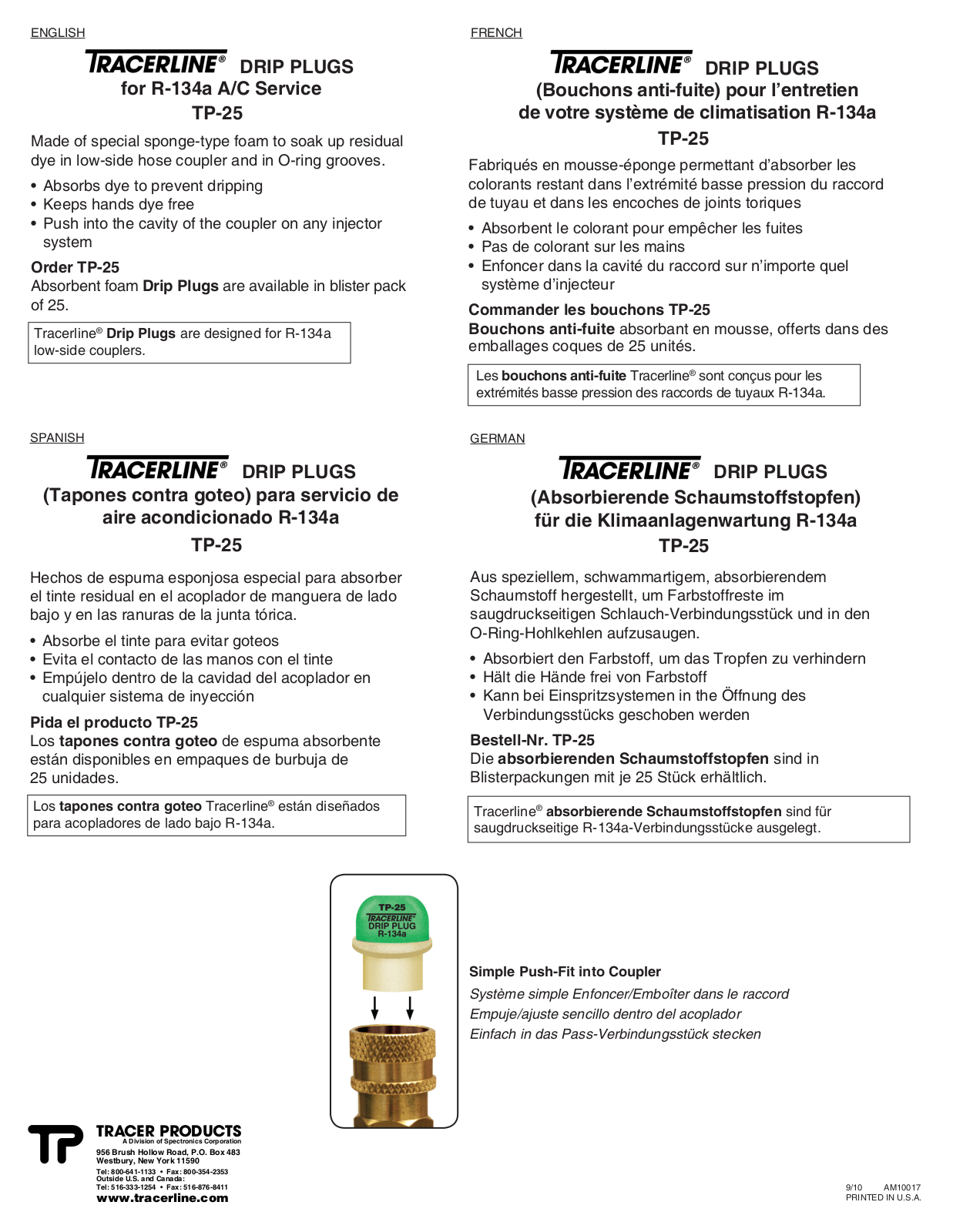 Tracer AM10017 User Manual