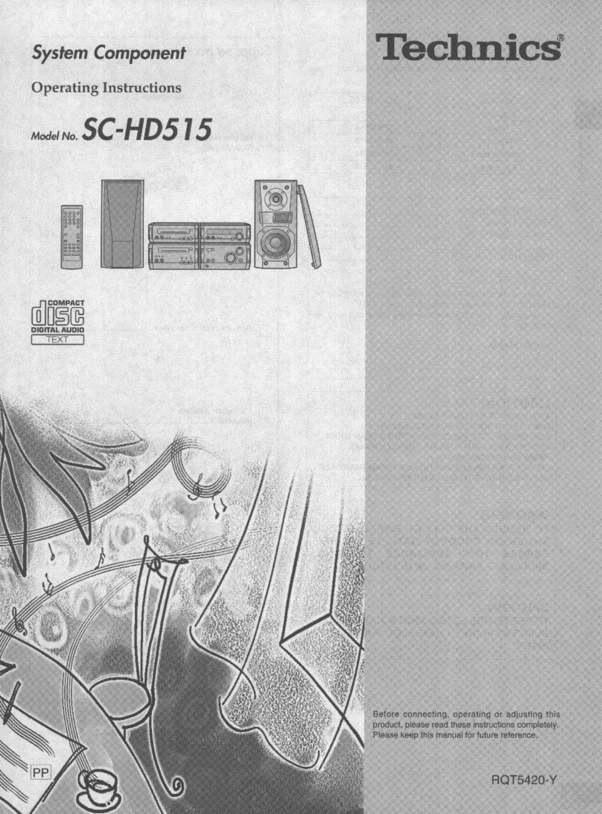 Panasonic SEHD515 User Manual