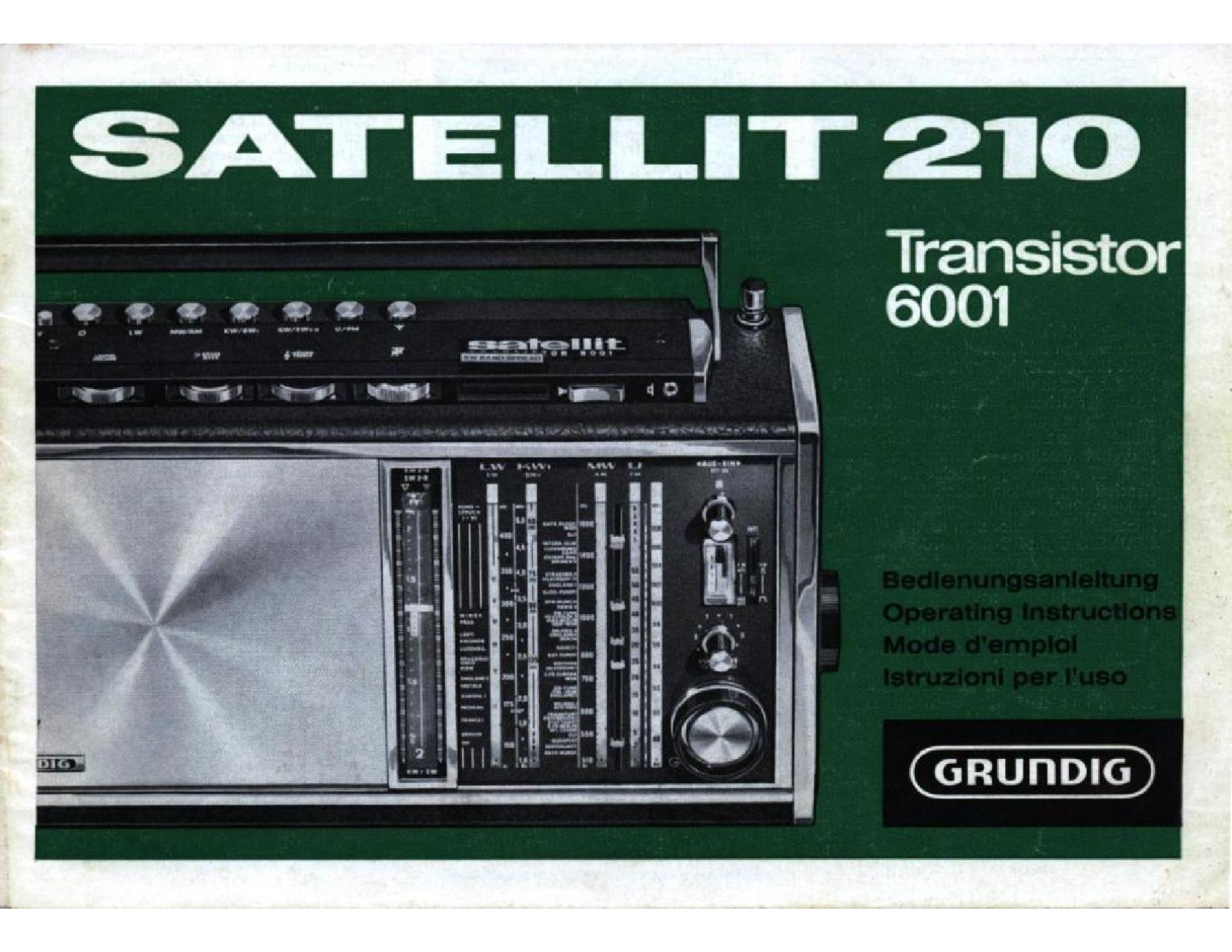 Grundig Satellit-210 Owners Manual