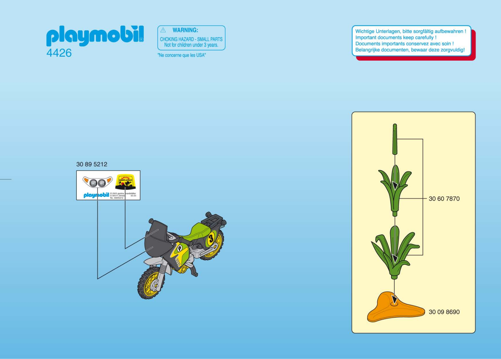 Playmobil 4426 Instructions