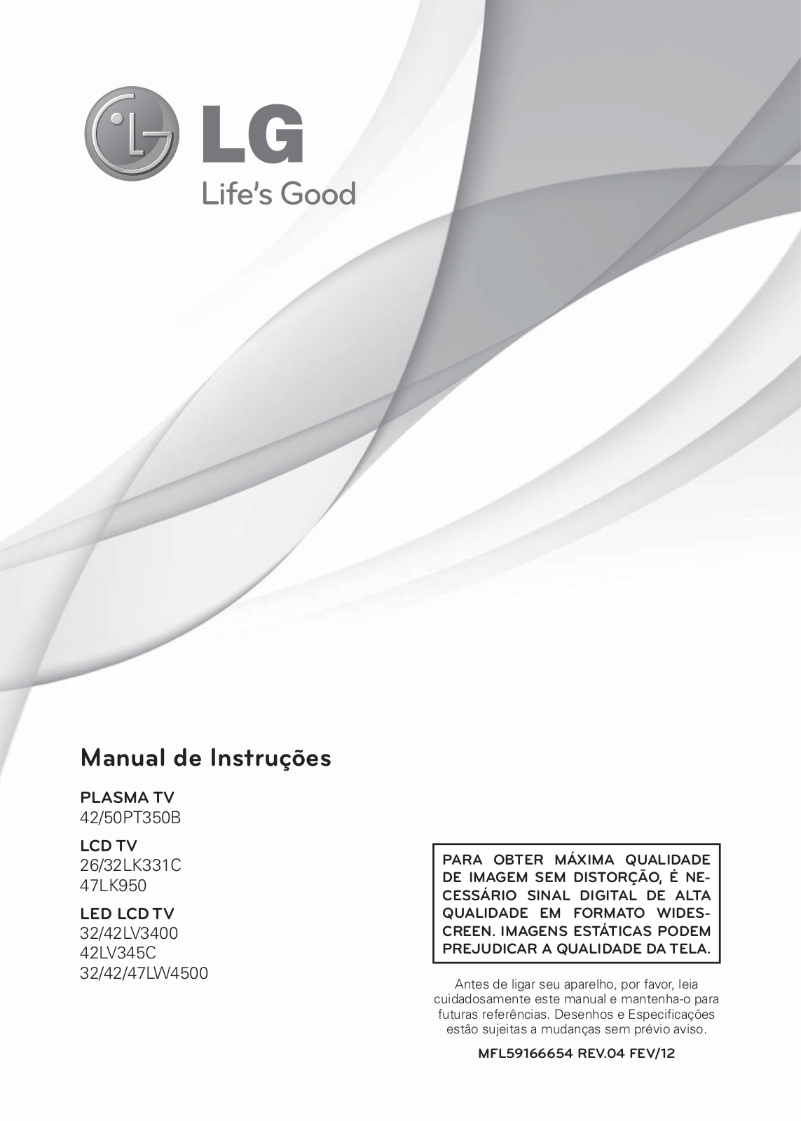 LG 32LK331C, 42PT350B User manual