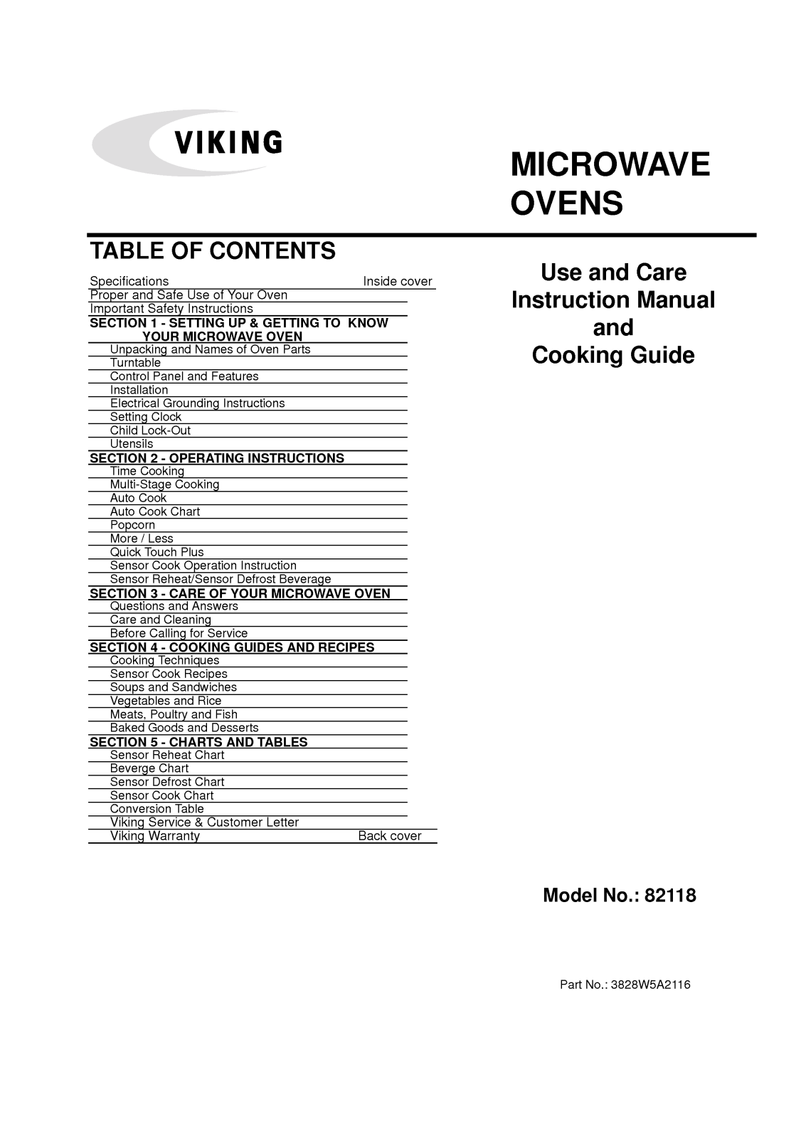 LG 82118 User Manual