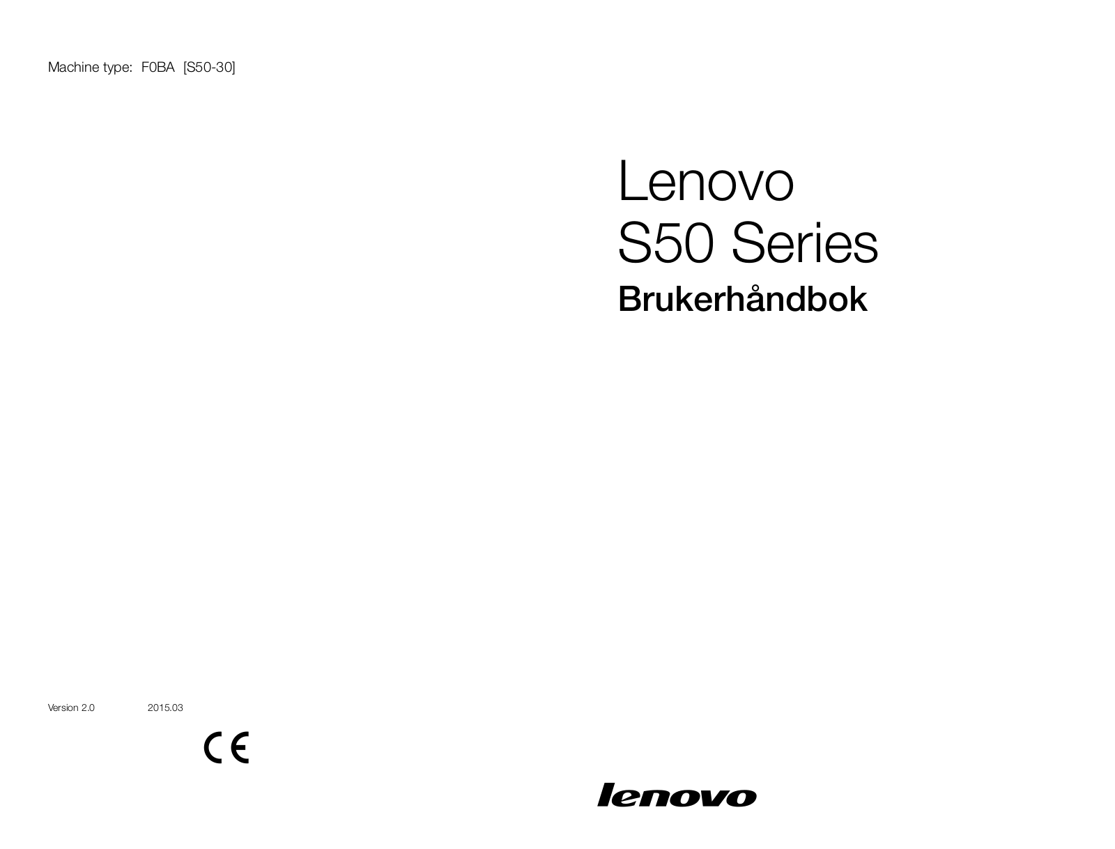 Lenovo S50 Series User Guide