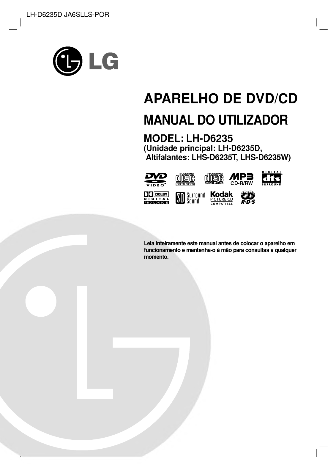 Lg LH-D6235 User Manual