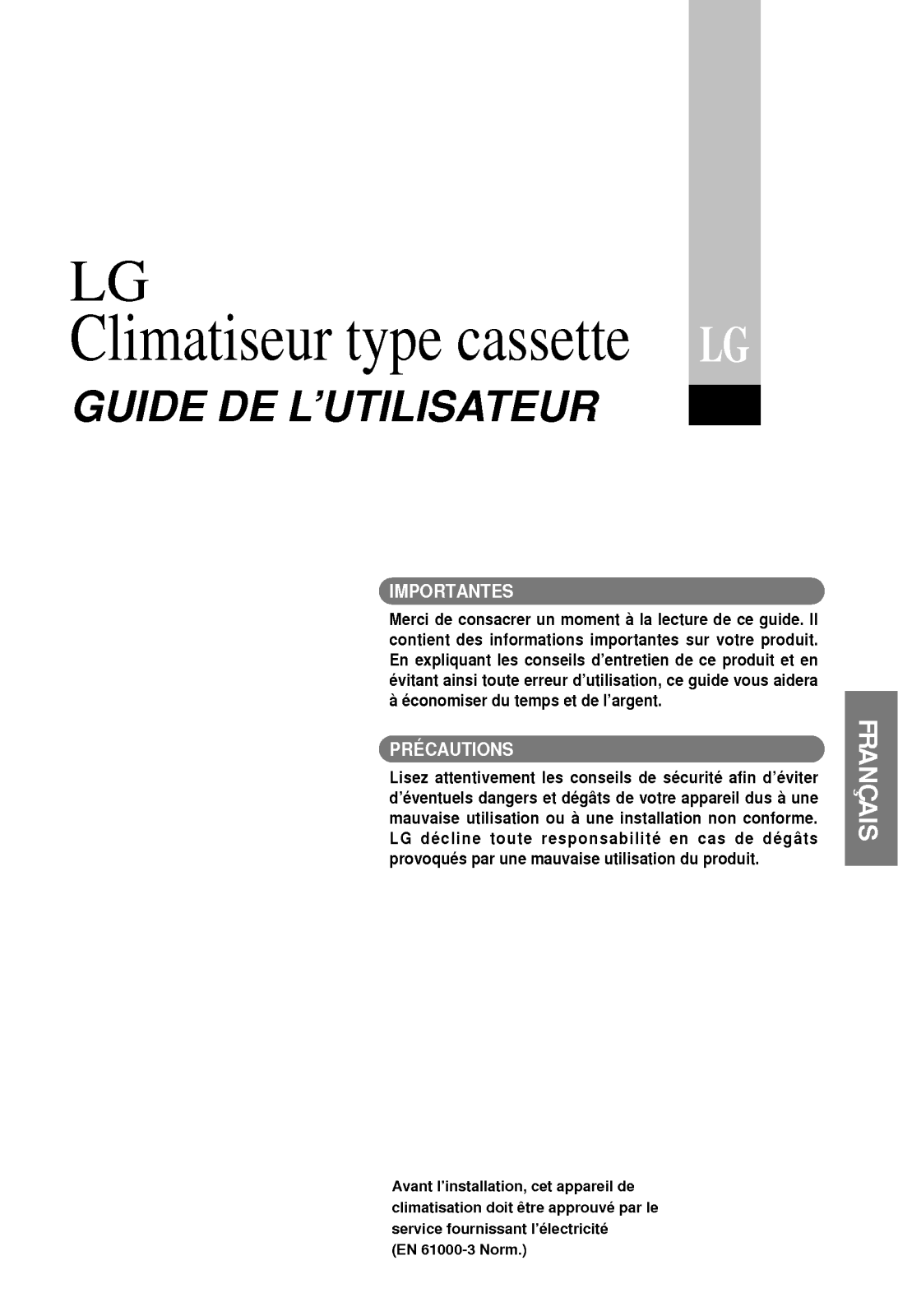 LG LT-D2860FJ, LT-D2860RJ, LT-D3682HL, LT-D4881FJ, LT-E1260FA User Manual