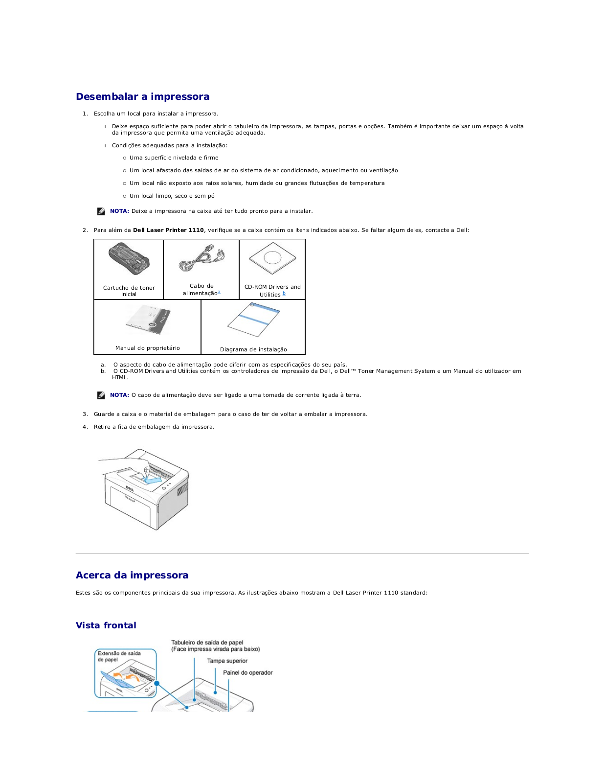 Dell 1110 User Manual