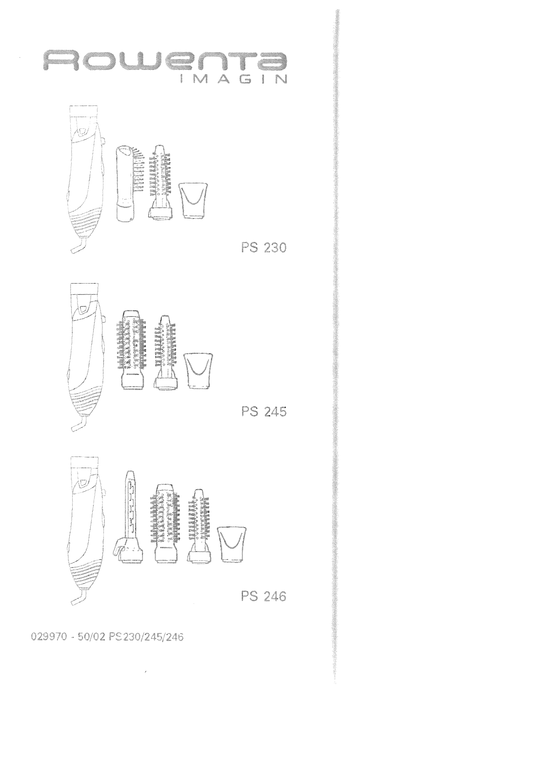 Rowenta PS 245 User Manual