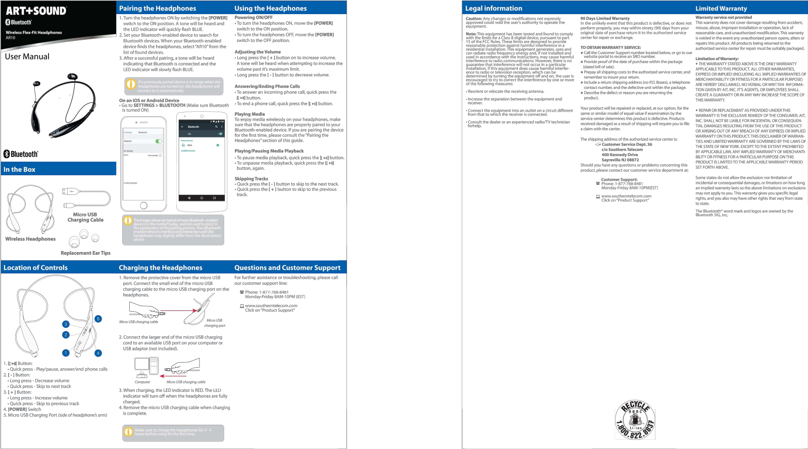 Art Sound AR10 User Manual