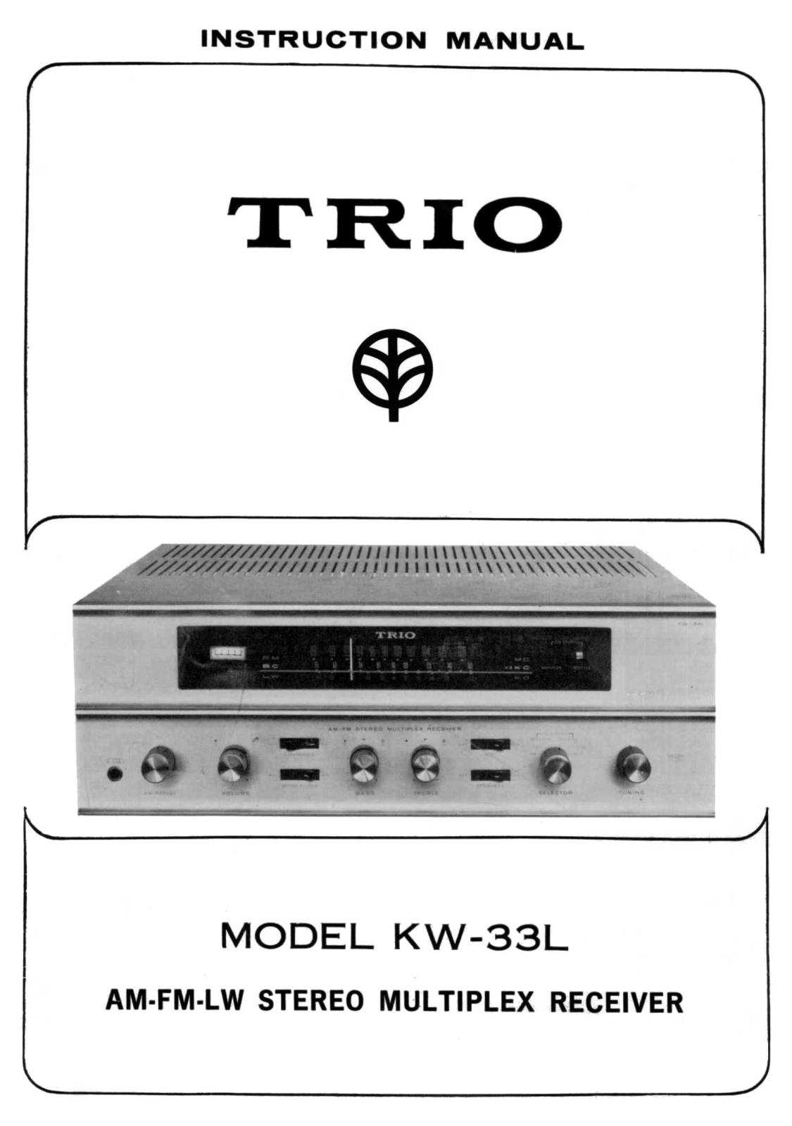 Kenwood Trio-KW-33-L Owners Manual