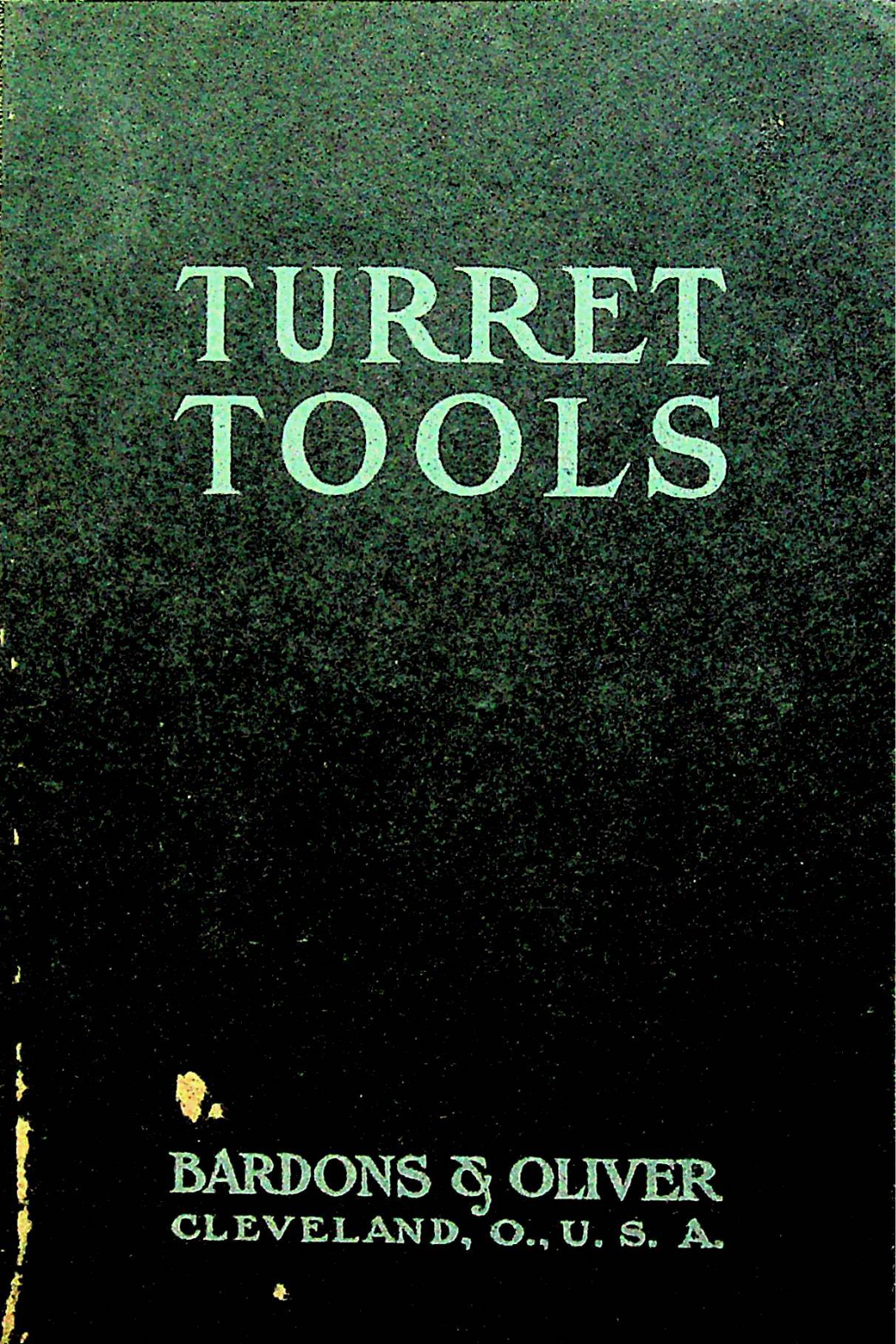 Bardons & Oliver Turret Tools Accessories - ManualMachine.com