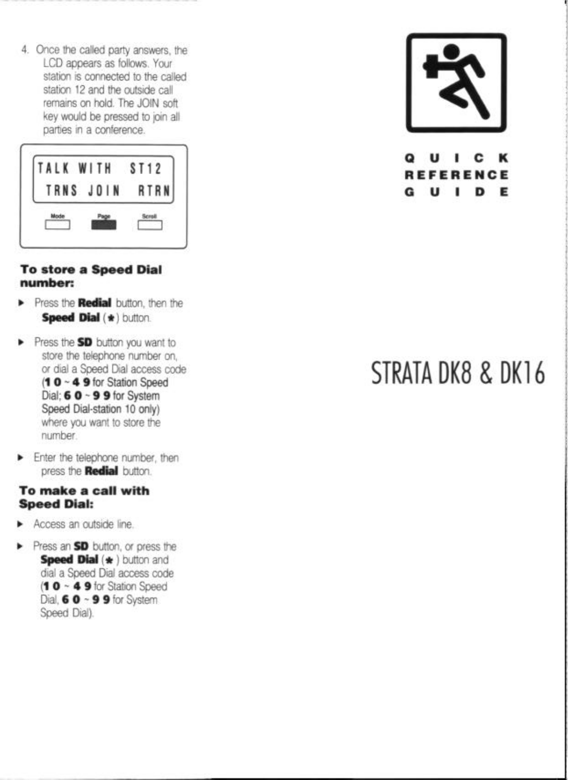 Toshiba dk8, dk16 User Guide