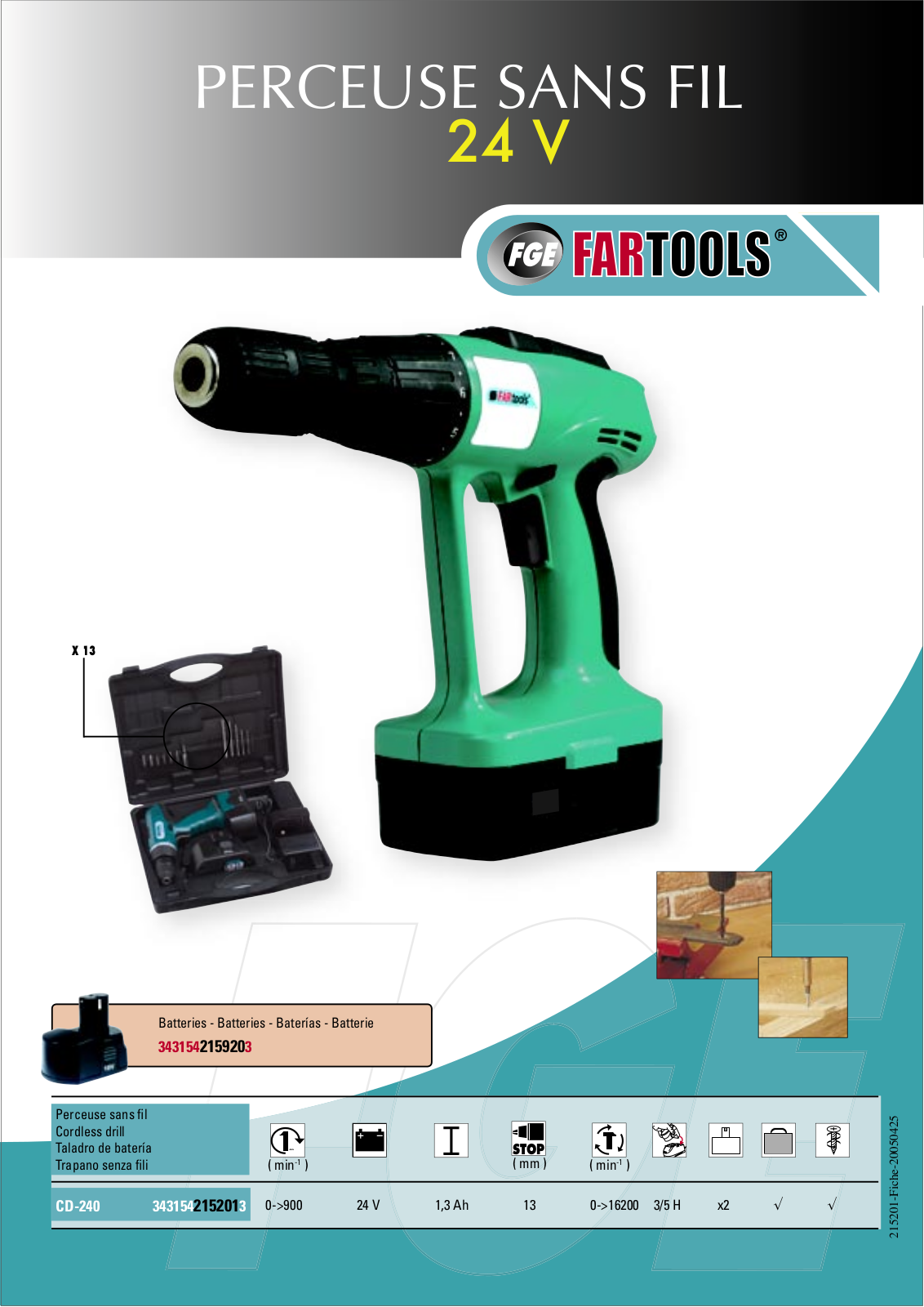 Fartools CD 240 User Manual