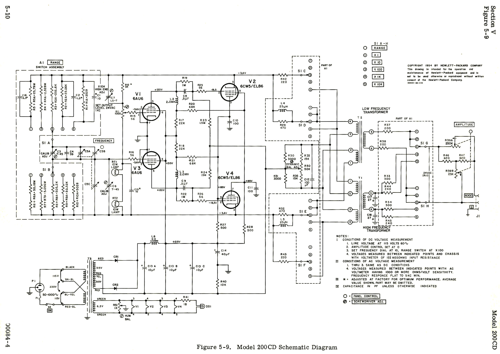 HP 200cd schematic