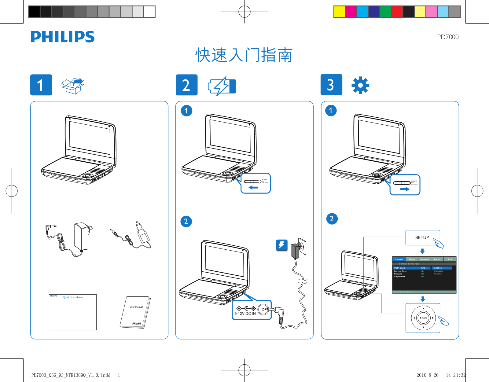 Philips PD7000 Technical data