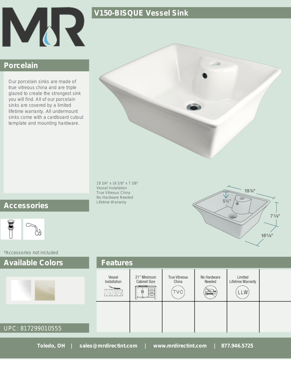 MR Direct MRDR1346 Specifications - ManualMachine.com
