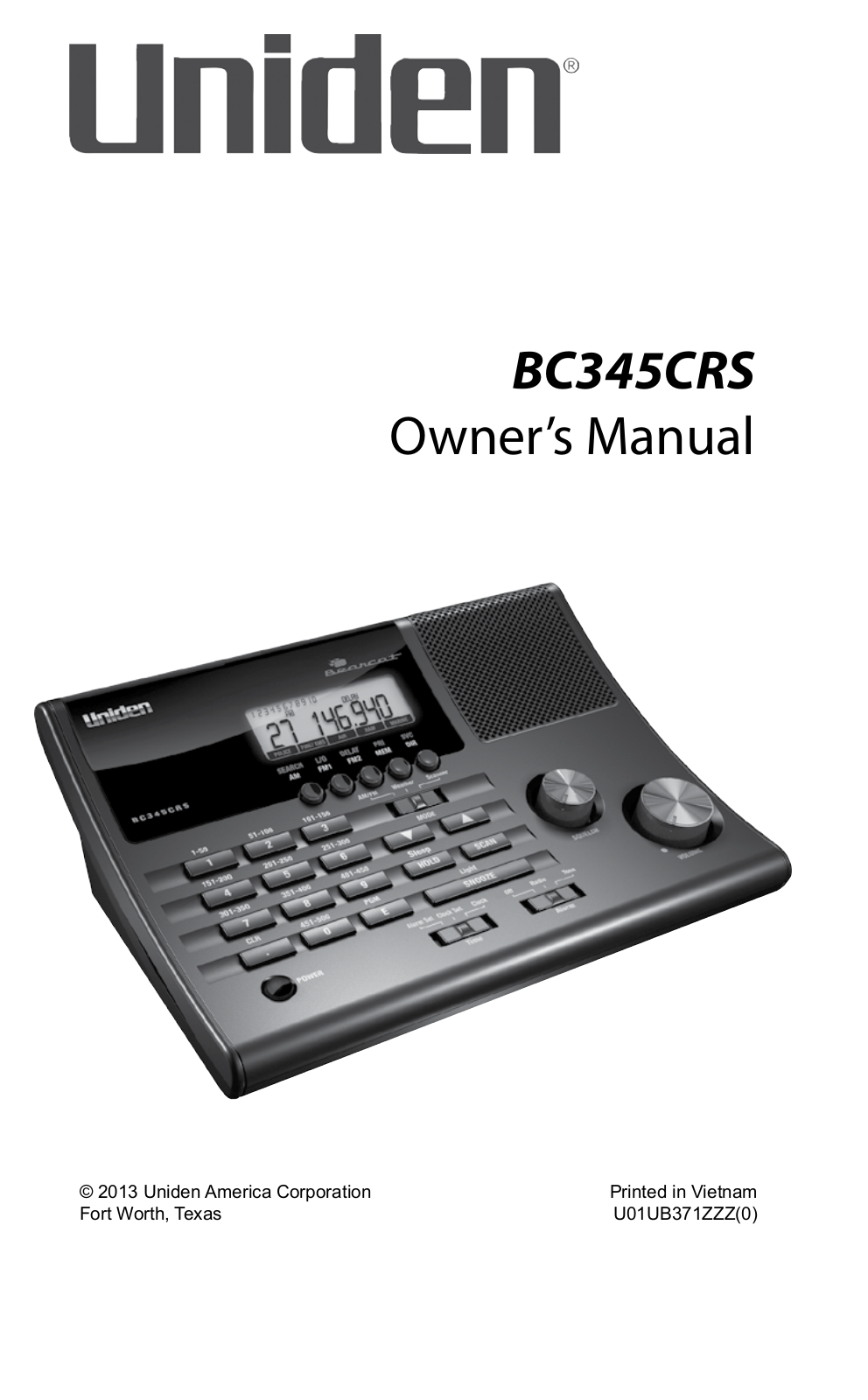 C. Crane BC345CRS User Manual