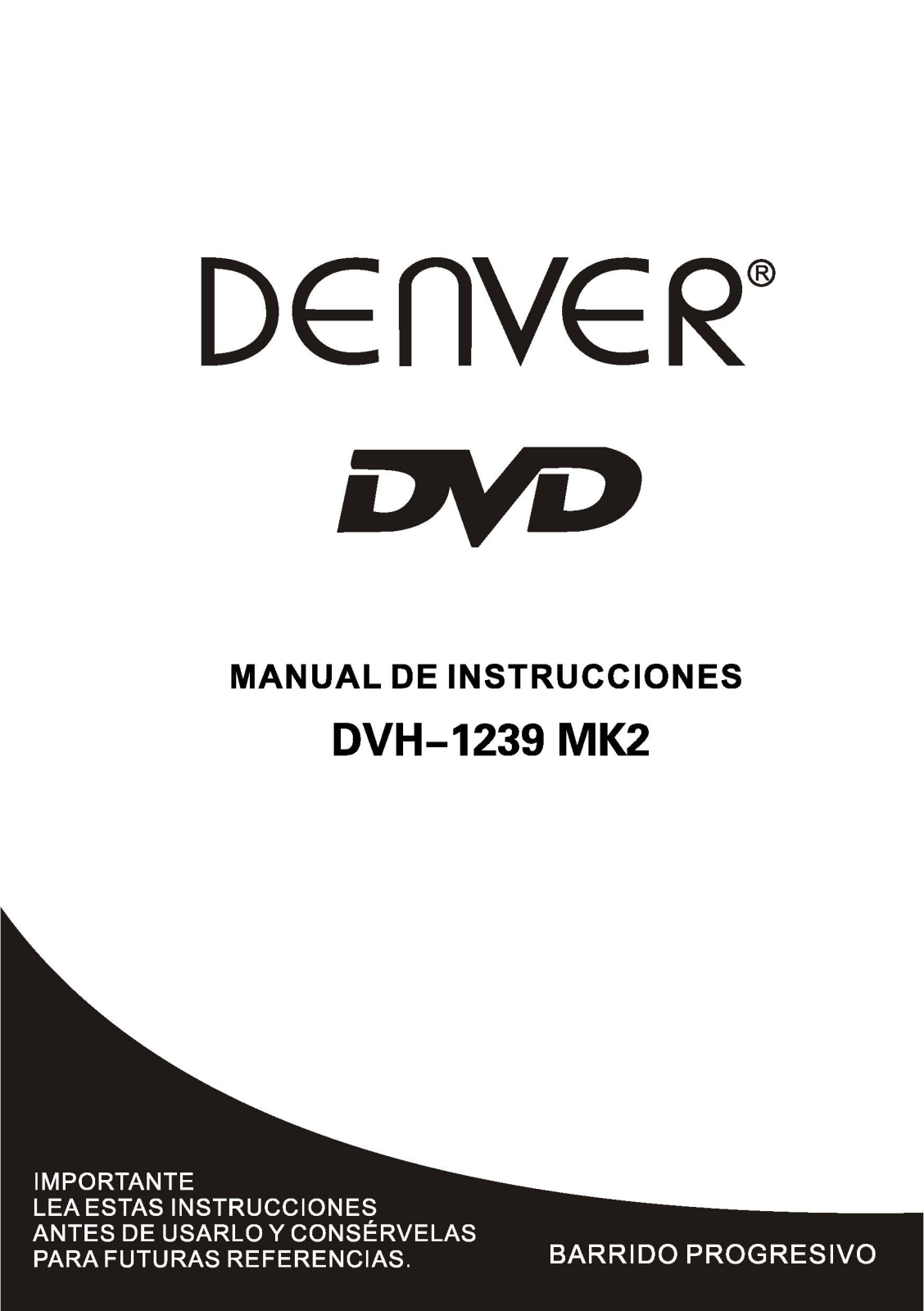 Denver DVH-1239 MK2 Instruction Manual