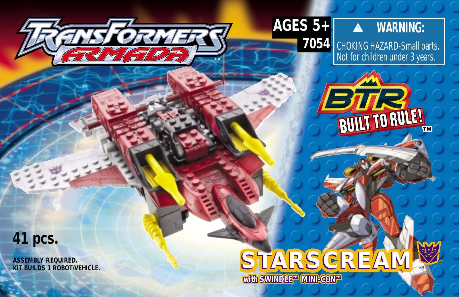 HASBRO BTR - STARSCREAM w/ SWINDLE MINI-CON Figure User Manual