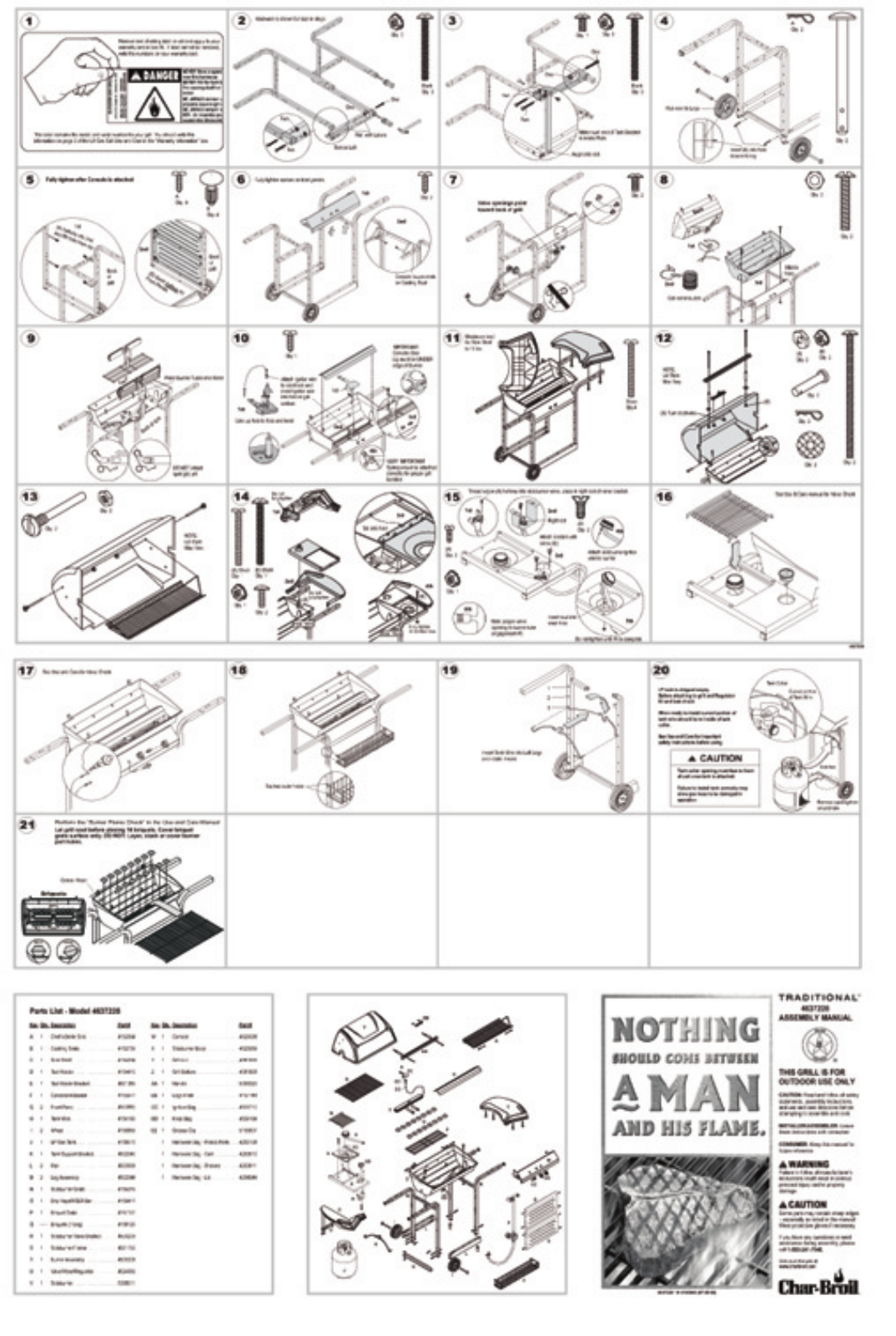 Charbroil 4637228 Owner's Manual