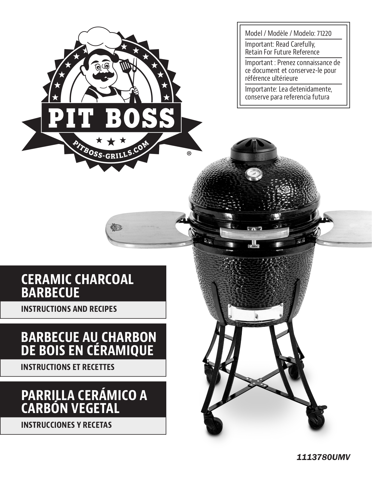Pit boss 71220 User Manual