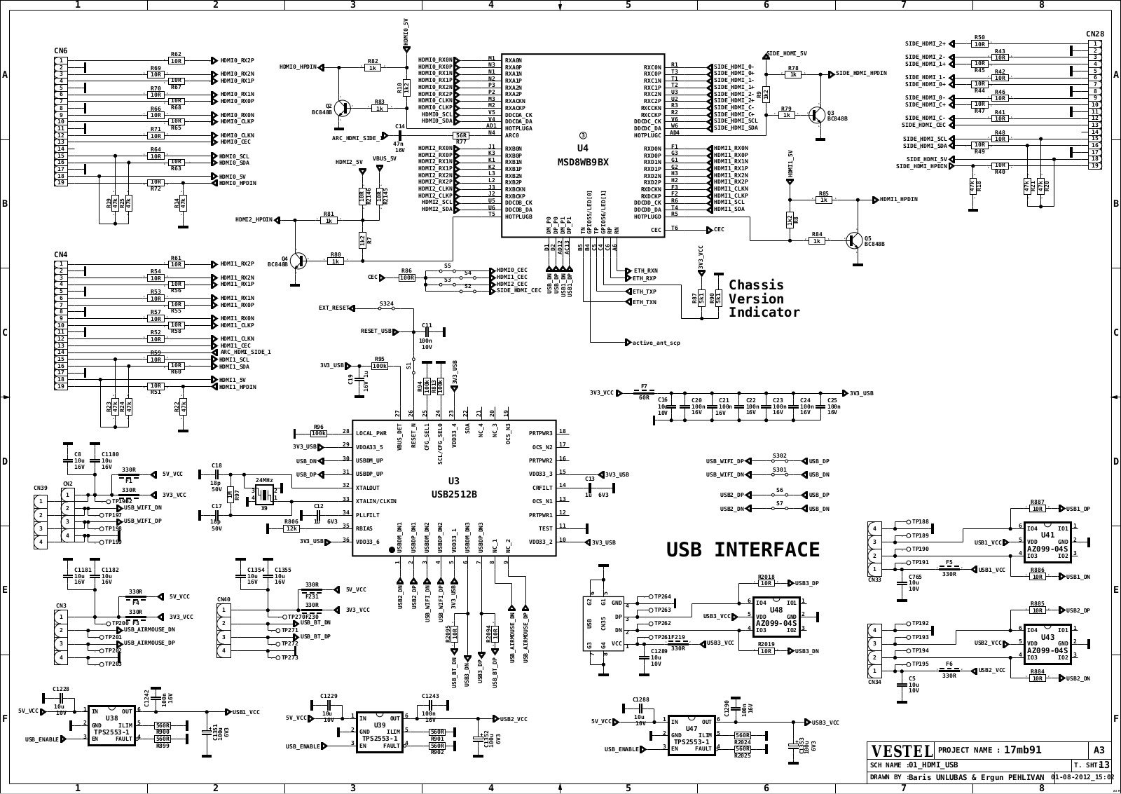 Vestel 17MB91 Schematic