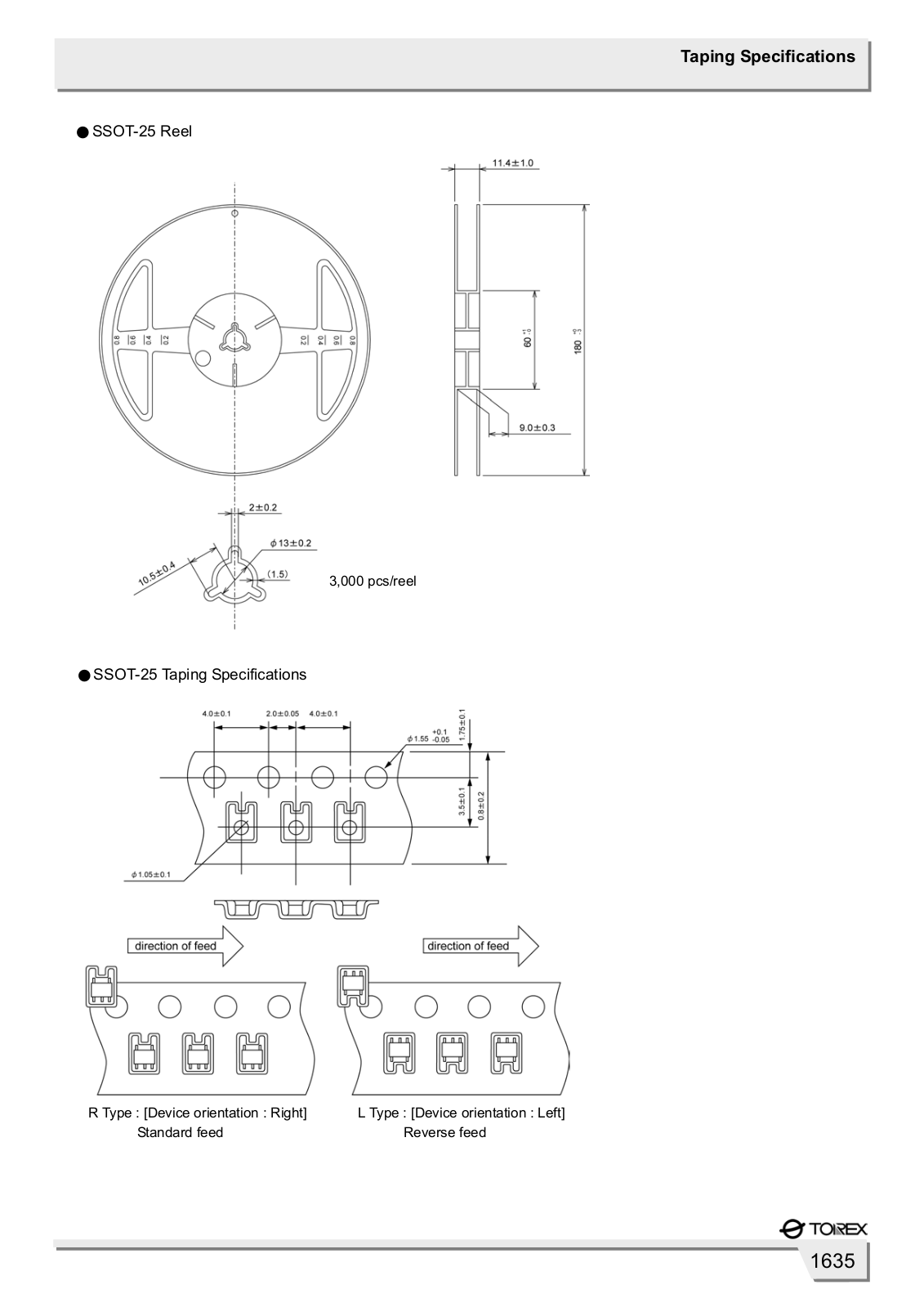 TOREX SSOT-25 Specification