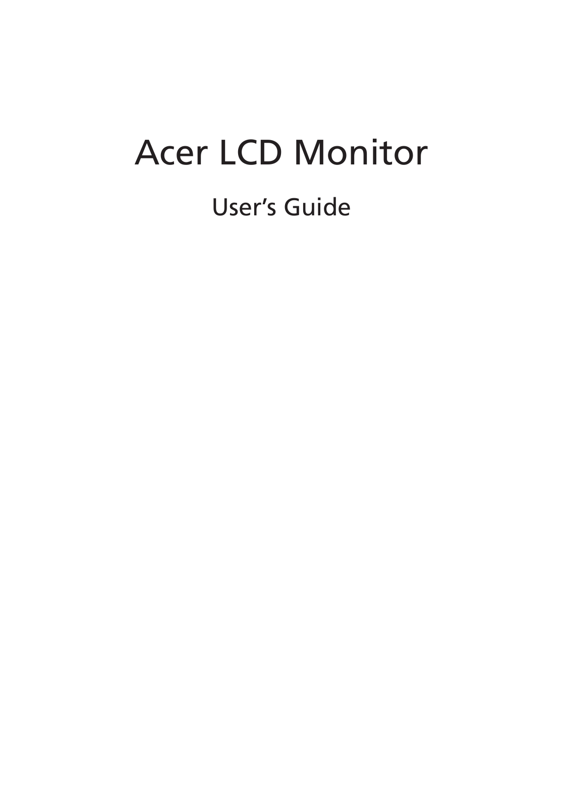 Acer ED323QUR Users manual