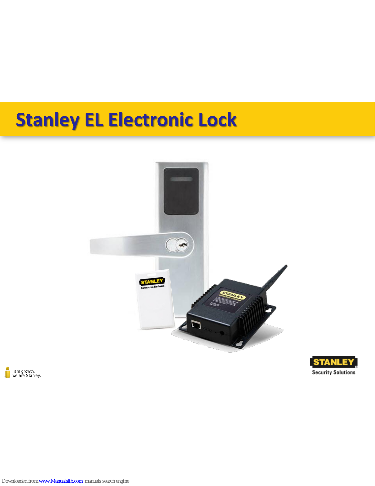 Stanley EL User Manual