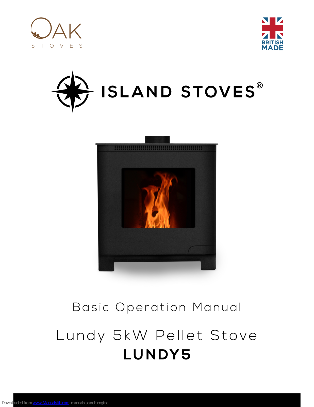 Island stoves LUNDY5 Basic Operation Manual