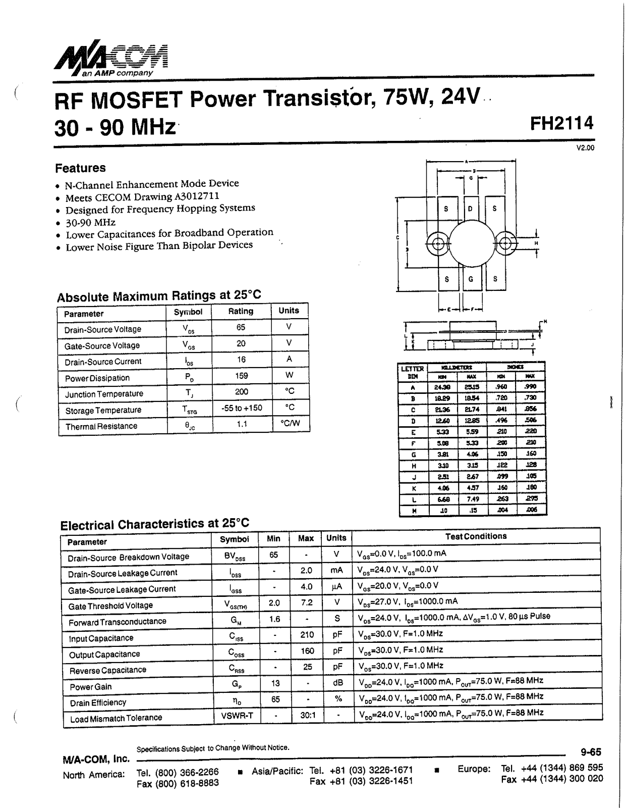 Acom FH 2114 Service Manual