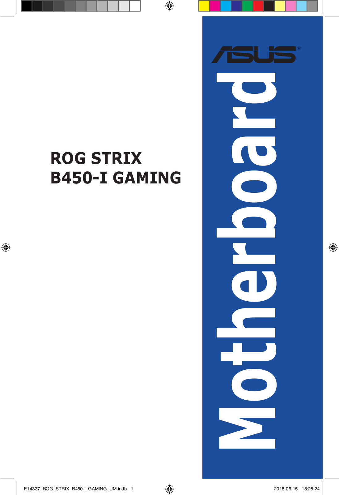 ASUS ROG Strix B450-I Gaming operation manual